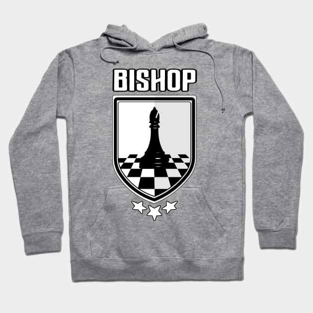 Chess bishop Hoodie by HB Shirts